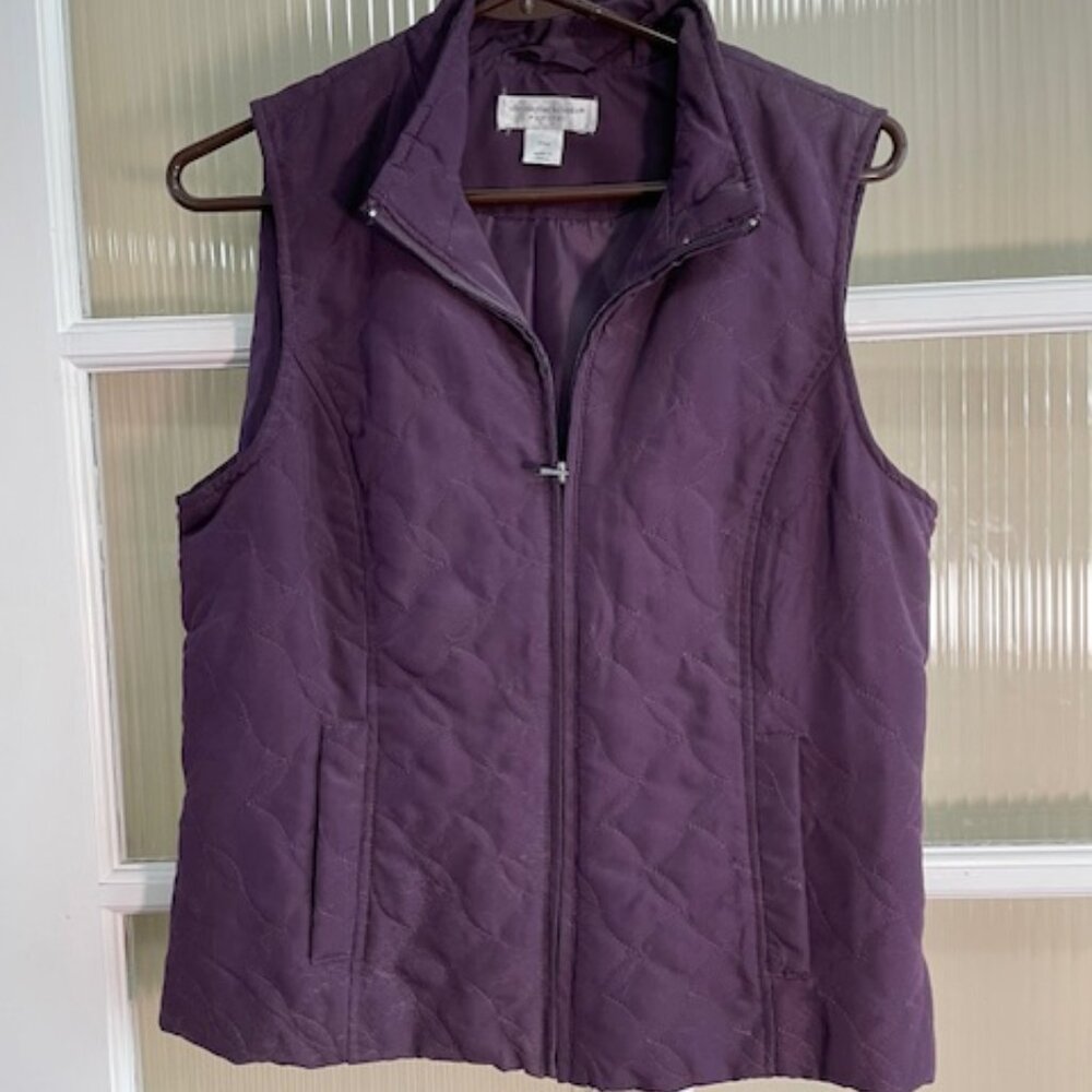 Women's Christopher & Banks Vest Purple